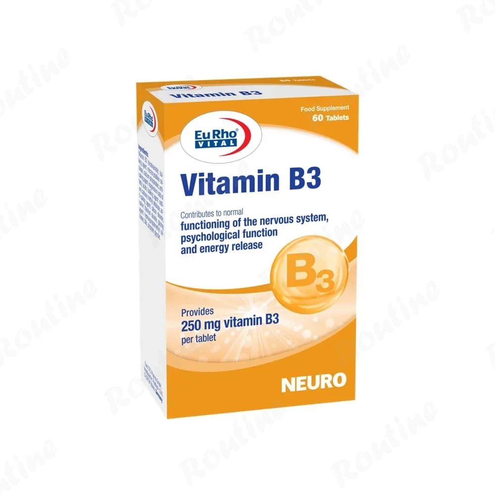قرص ویتامین B3 یوروویتال 60 عدد