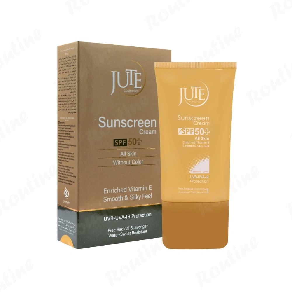 کرم ضد آفتاب SPF 50 انواع پوست بی‌رنگ ژوت 40 میلی‌لیتر — تصویر 2