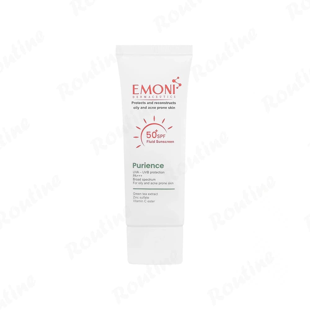فلوئید ضد آفتاب بی‌رنگ پوست چرب SPF50 امونی، تصویر 1