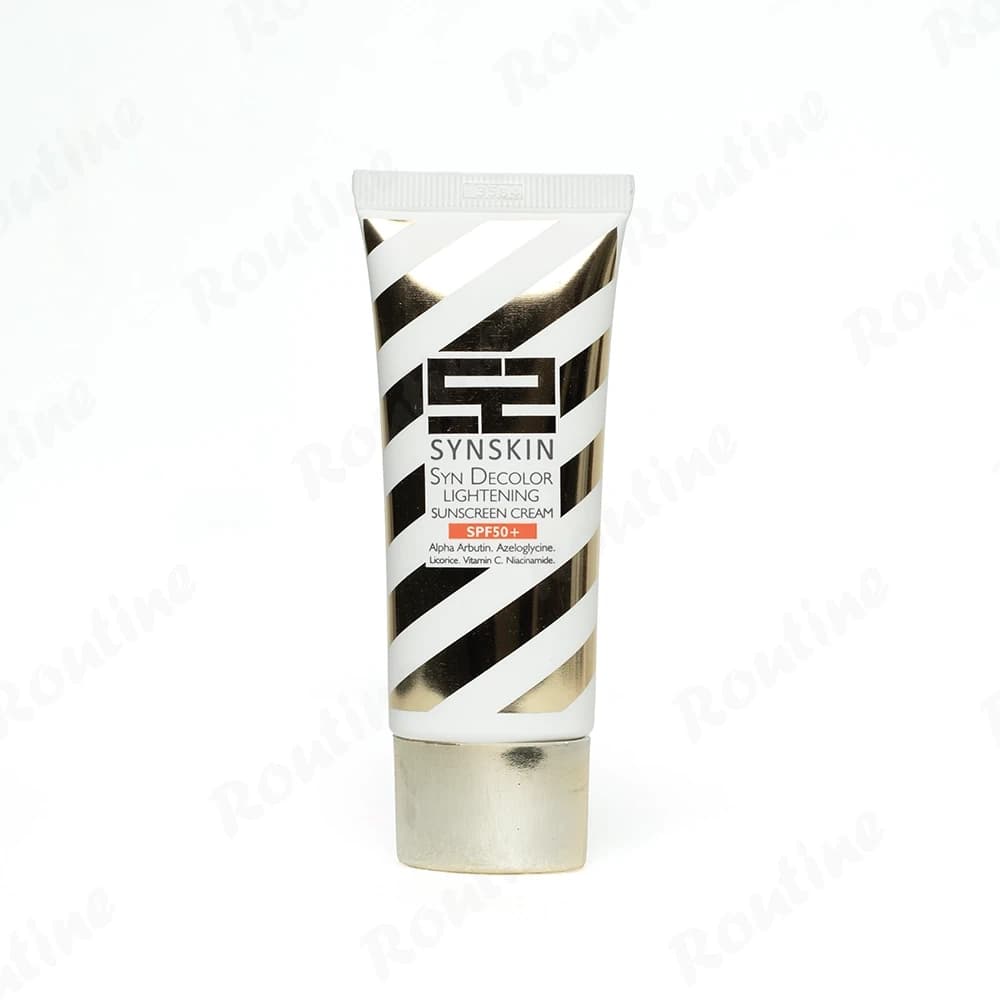 ژل کرم ضد آفتاب بی رنگ ساین اسکین مدل Syn Decolor با SPF50 مناسب انواع پوست