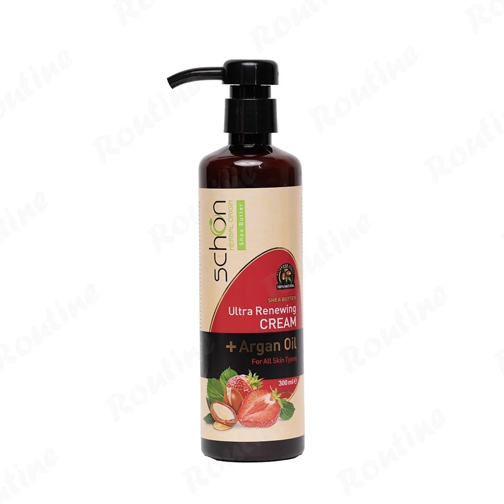کرم بازسازی کننده توت فرنگی و روغن آرگان شون