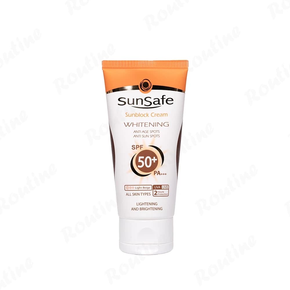کرم ضد آفتاب سان سیف روشن کننده بژ روشن SPF50
