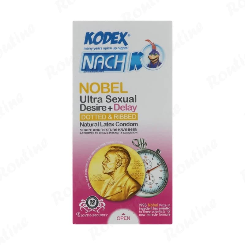 کاندوم تاخیری خاردار مدل Noble کدکس 12 عددی