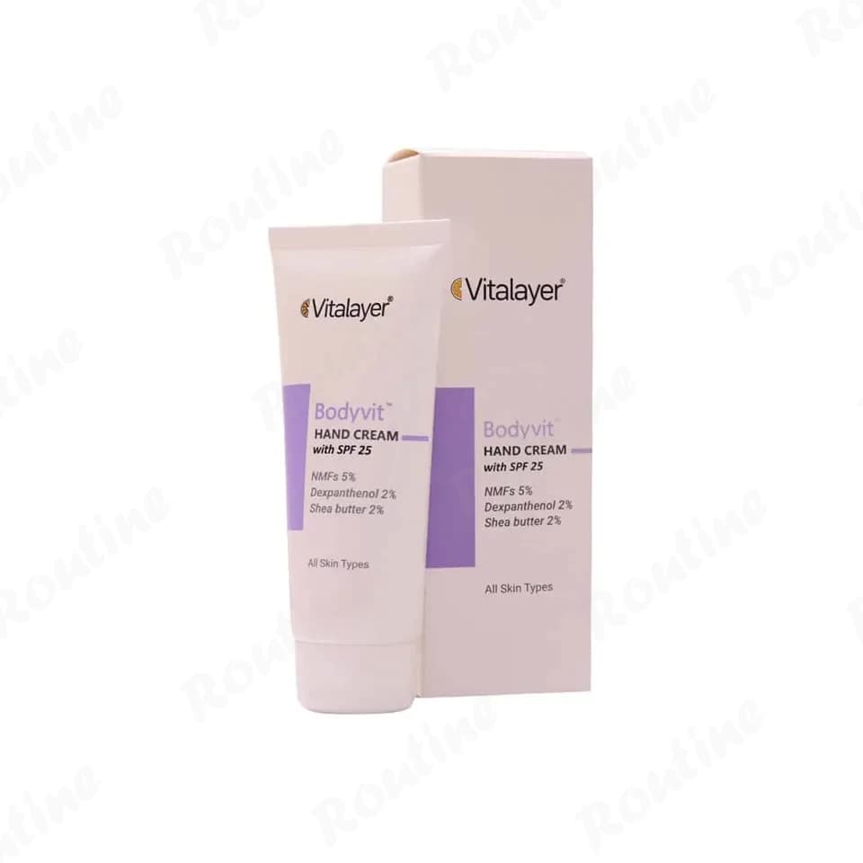 کرم مرطوبکننده دست SPF25 بادی ویت ویتالیر 75 میلیلیتر