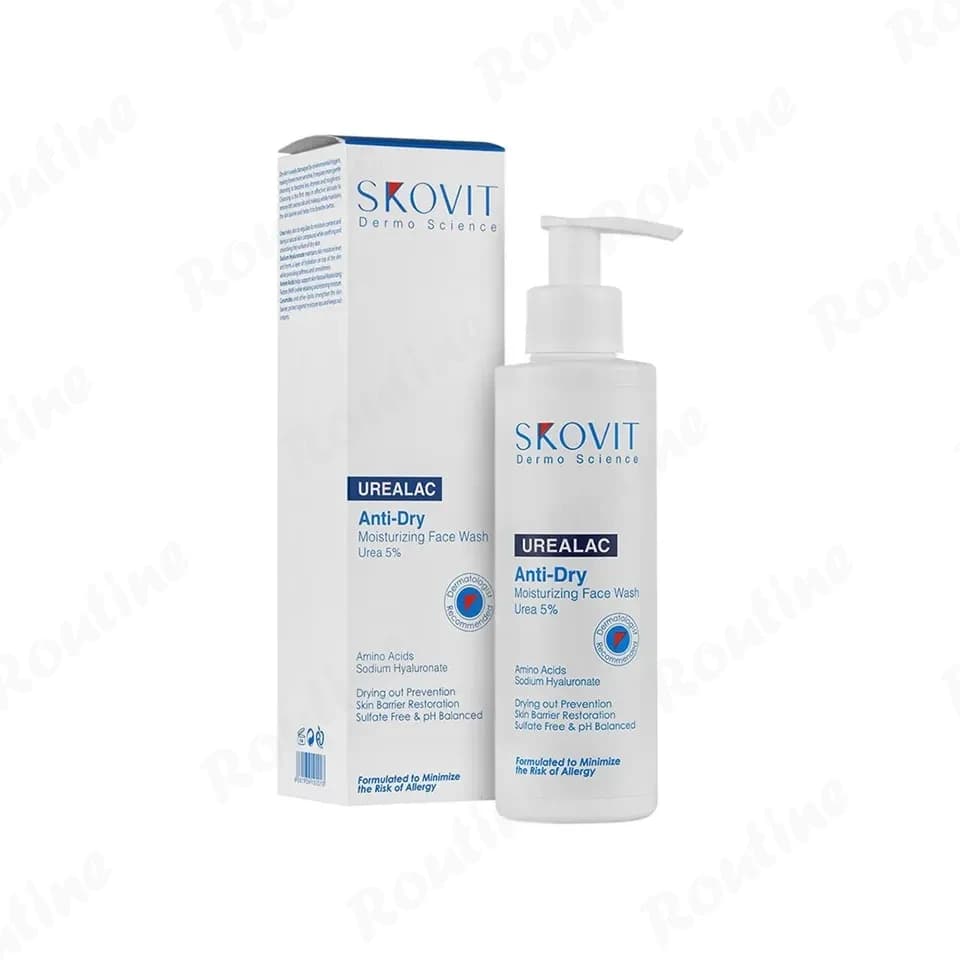 ژل شستشوی صورت حاوی 5% اوره اسکوویت