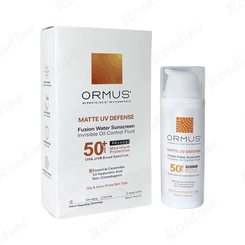 فلویید ضد آفتاب مات SPF 50 مناسب پوستهای چرب و آکنهای اورموس 50 میلیلیتر