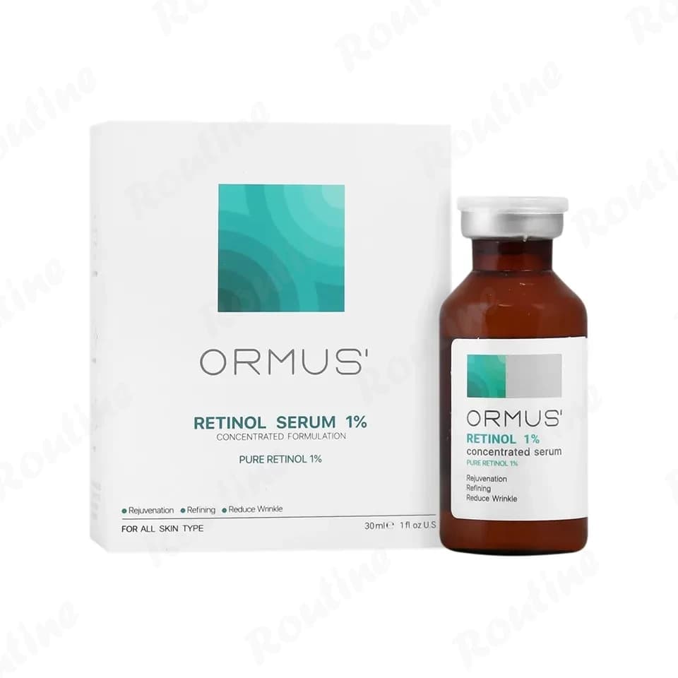 سرم ضد چروک رتینول 1 درصد (Retinol 1%) اورموس 30 میلی لیتر