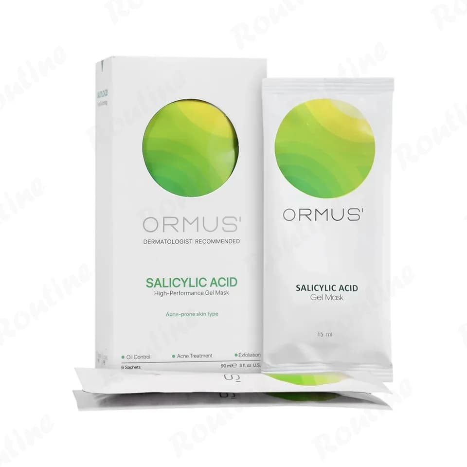 ژل ماسک صورت ضد جوش سالیسیلیک اسید (Salicylic Acid) اورموس بسته 6 عددی