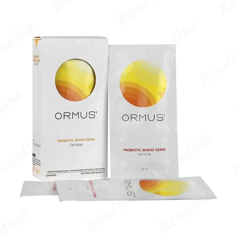 ژل ماسک صورت پروبیوتیک جوانه گندم اورموس بسته 6 عددی